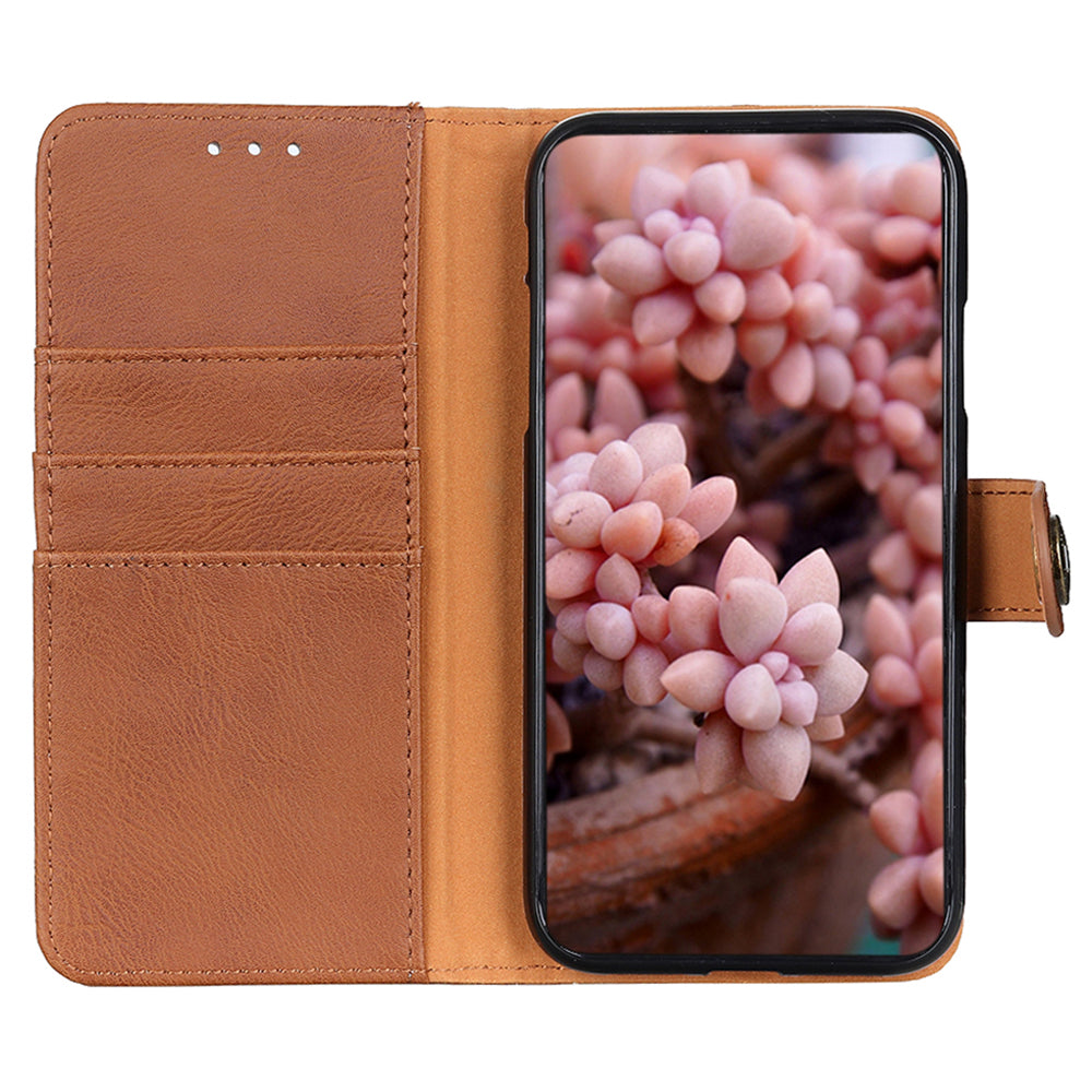 KHAZNEH til Samsung Galaxy M14 5G telefonpungcover Kohud Texture Stand Lædertaske KHAZNEH til Samsung Galaxy M14 5G telefonpungcover Kohud Texture Stand Lædertaske